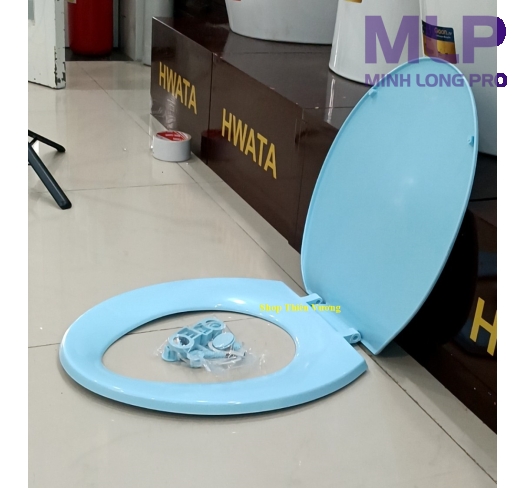 Nắp Bồn Cầu Màu Xanh Biển